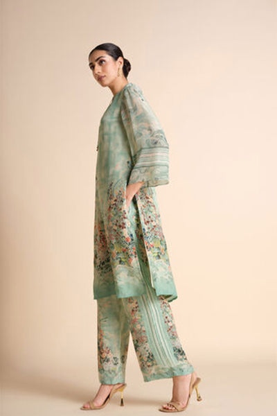 Anita Dongre Arivai Kurta Co-ord Sage indian designer wear online shopping melange singapore