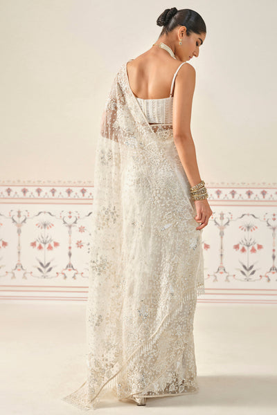 Anita Dongre Bhama Embroidered Saree Set indian designer wear online shopping melange singapore