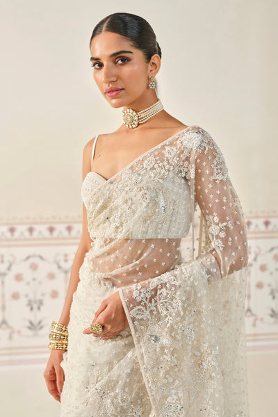 Anita Dongre Bhama Embroidered Saree Set indian designer wear online shopping melange singapore