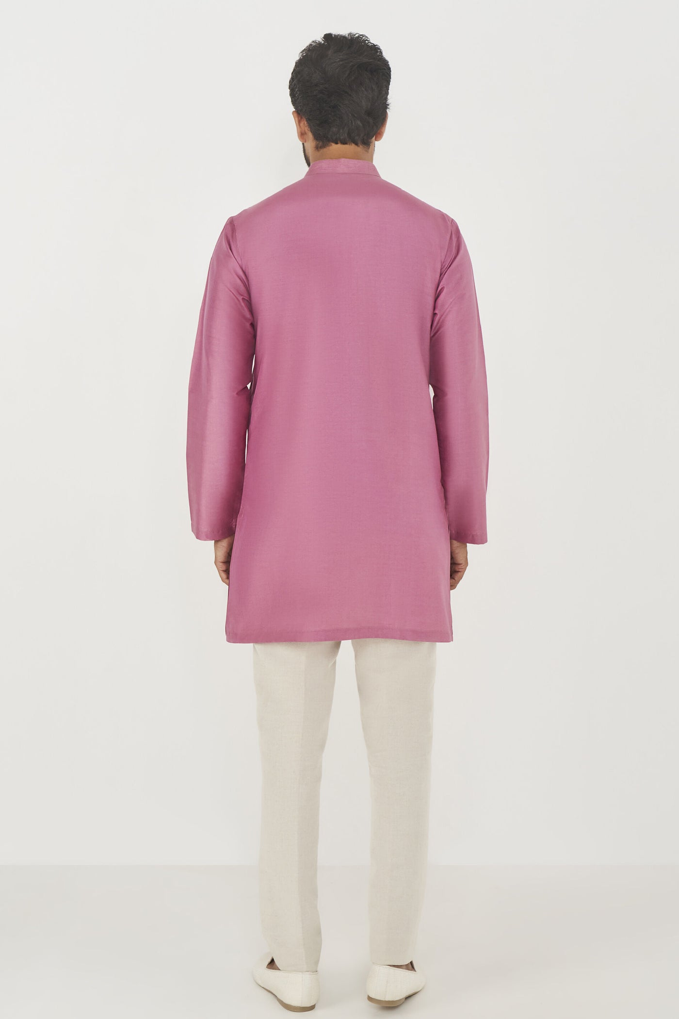 Anita Dongre Menswear Daksh Kurta Lilac Indian designer wear online shopping melange singapore