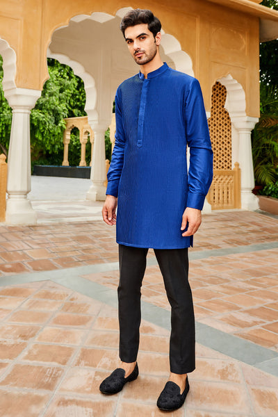 Daksh Kurta Navy