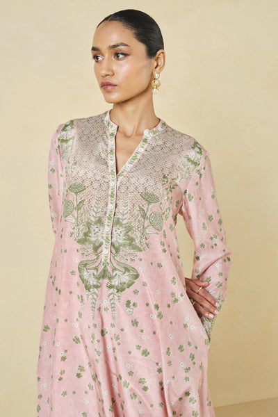 Anita Dongre Daystar Printed Dress Blush indian designer wear online shopping melange singapore