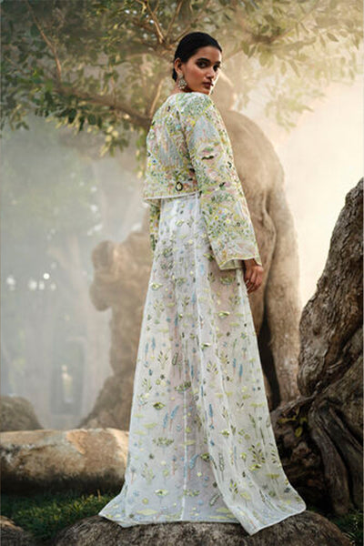 Anita Dongre Faunus Embroidered Silk Jacket Set indian designer wear online shopping melange singapore
