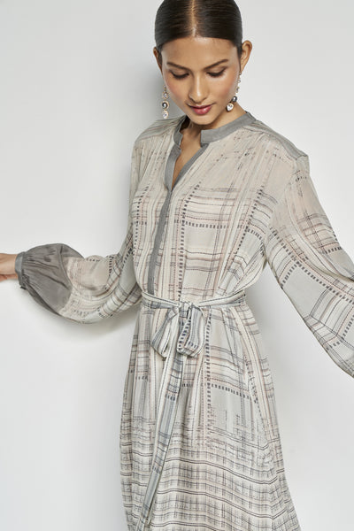 Anita Dongre Franze Kaftan Grey indian designer wear online shopping melange singapore