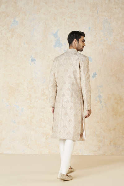 Anita Dongre Ikshaan Sherwani Ivory indian designer wear online shopping melange singapore