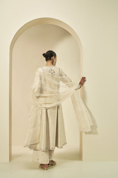 Anita Dongre Iravati Benarasi Silk Gota Patti Suit Set Gold indian designer wear online shopping melange singapore