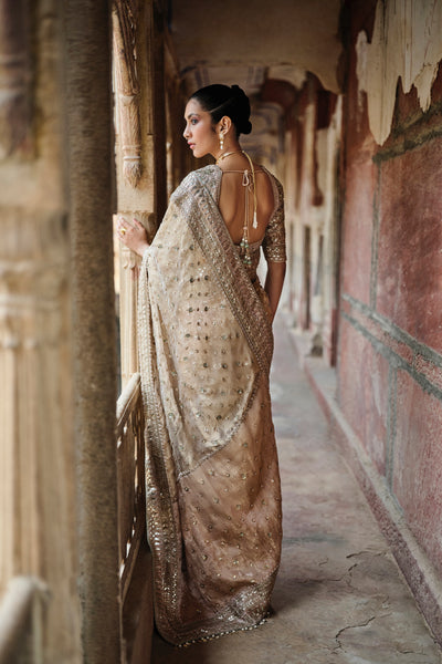 Anita Dongre Ishama Handwoven Benarasi Silk Saree indian designer wear online shopping melange singapore