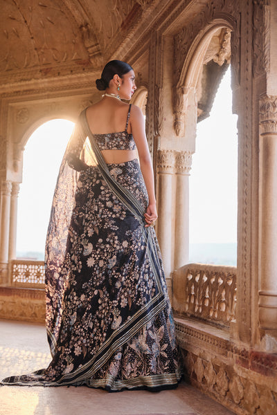 Anita Dongre Izar Printed Sequin Lehenga Set indian designer wear online shopping melange singapore
