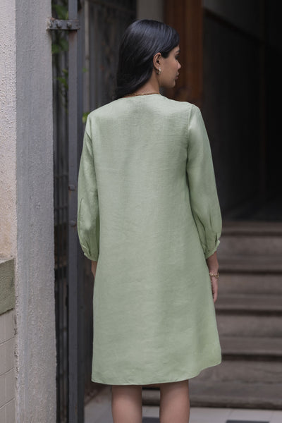 Anita Dongre Julep Dress Sage indian designer wear online shopping melange singapore