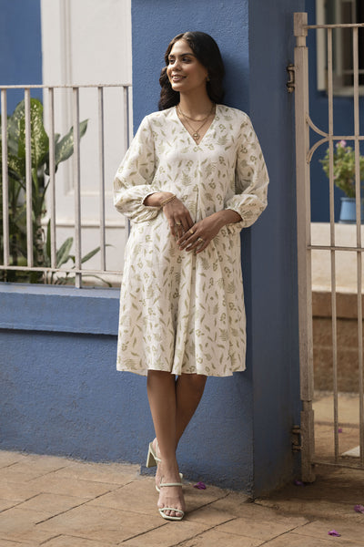 Anita Dongre Julep Dress Sage indian designer wear online shopping melange singapore