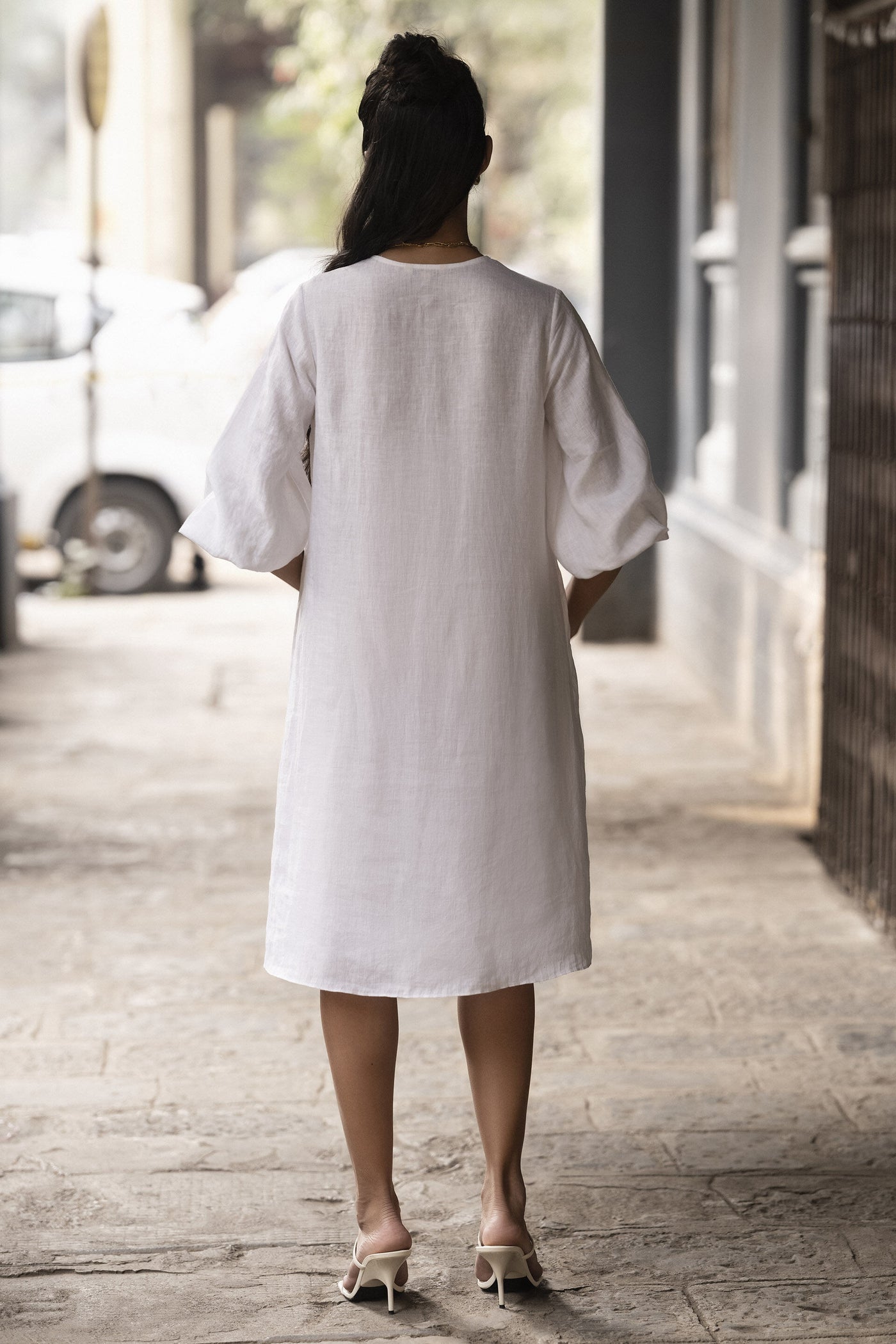 Anita Dongre Julep Dress White indian designer wear online shopping melange singapore