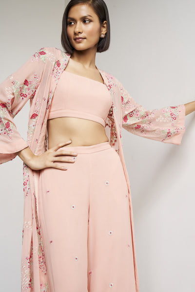 Anita Dongre Keya Pant Set Blush indian designer wear online shopping melange singapore