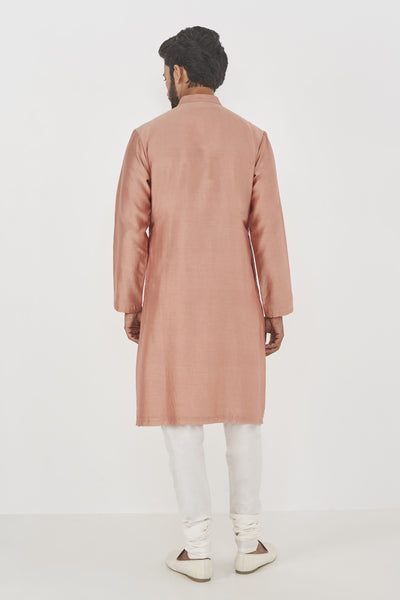 Anita Dongre menswear Amil Kurta Pink indian designer wear online shopping melange singapore