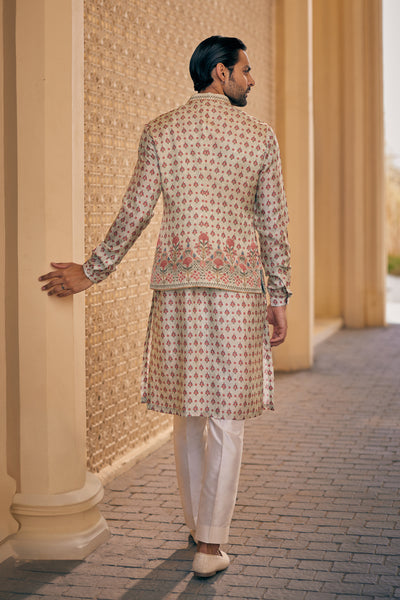 Anita Dongre Menswear Arit Nehru Jacket Sage indian designer wear online shopping melange singapore
