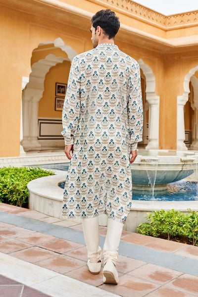 Anita Dongre menswear Mirren Kurta Off White indian designer wear online shopping melange singapore