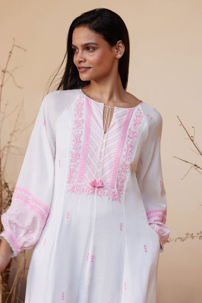Anita Dongre Misam Dress Pink indian designer wear online shopping melange singapore