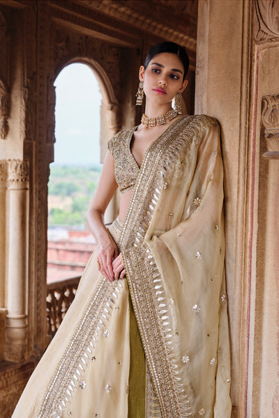 Anita Dongre Nehmat Embroidered Lehenga Set indian designer wear online shopping melange singapore