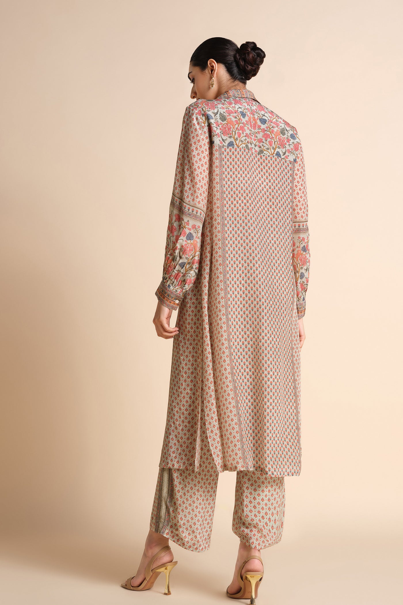 Anita Dongre Nishka Co-ord Sage indian designer wear online shopping melange singapore