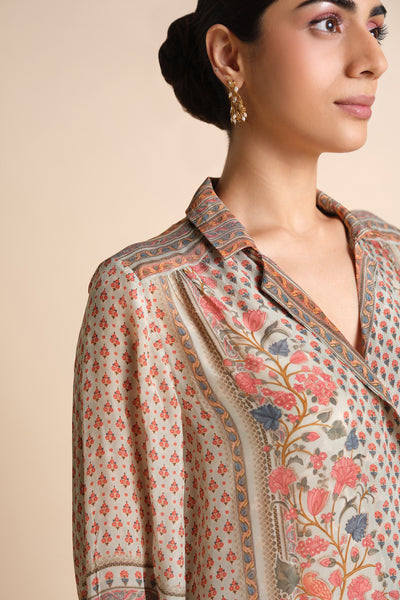 Anita Dongre Nishka Co-ord Sage indian designer wear online shopping melange singapore