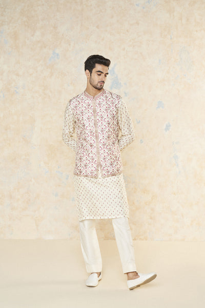 Anita Dongre Rana Nehru Jacket Multi indian designer wear online shopping melange singapore
