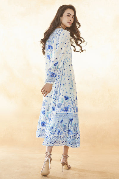 Anita Dongre Safya Dress White indian designer wear online shopping melange singapore