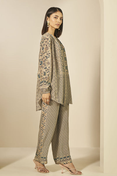 Anita Dongre Sagada Coord Beige indian designer wear online shopping melange singapore