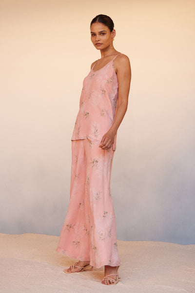 Anita Dongre Sama Tunic Pant Set Blush indian designer wear online shopping melange singapore