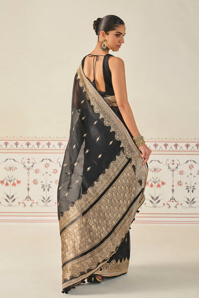 Anita Dongre Samera Handwoven Benarasi Silk Saree indian designer wear online shopping melange singapore