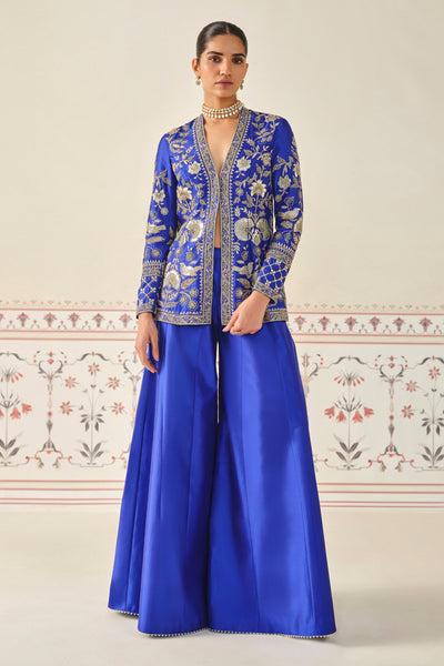 Anita Dongre Sanaaya Gota Patti Silk Sharara Set indian designer wear online shopping melange singapore