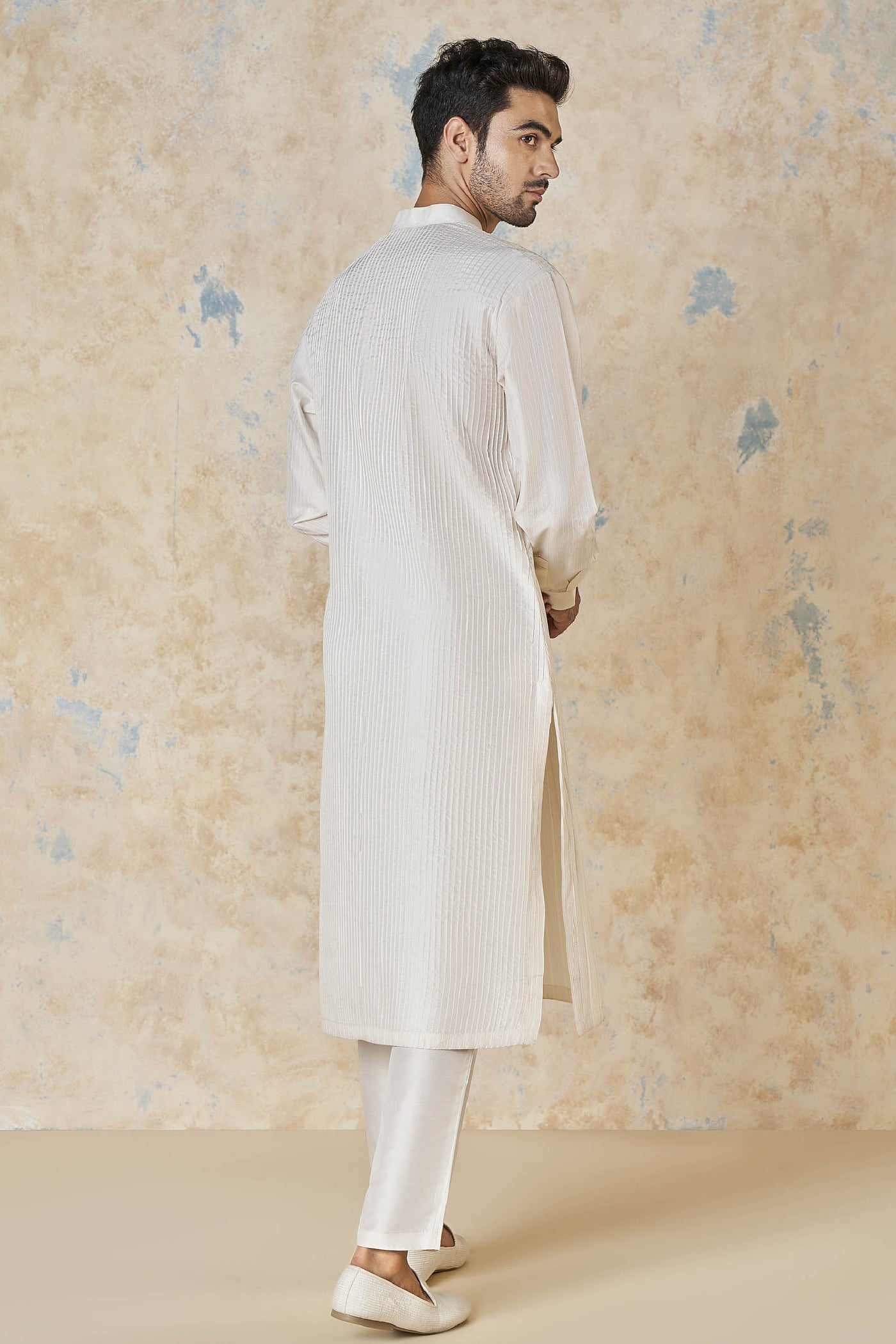 Anita Dongre Sifar Kurta Ivory indian designer wear online shopping melange singapore