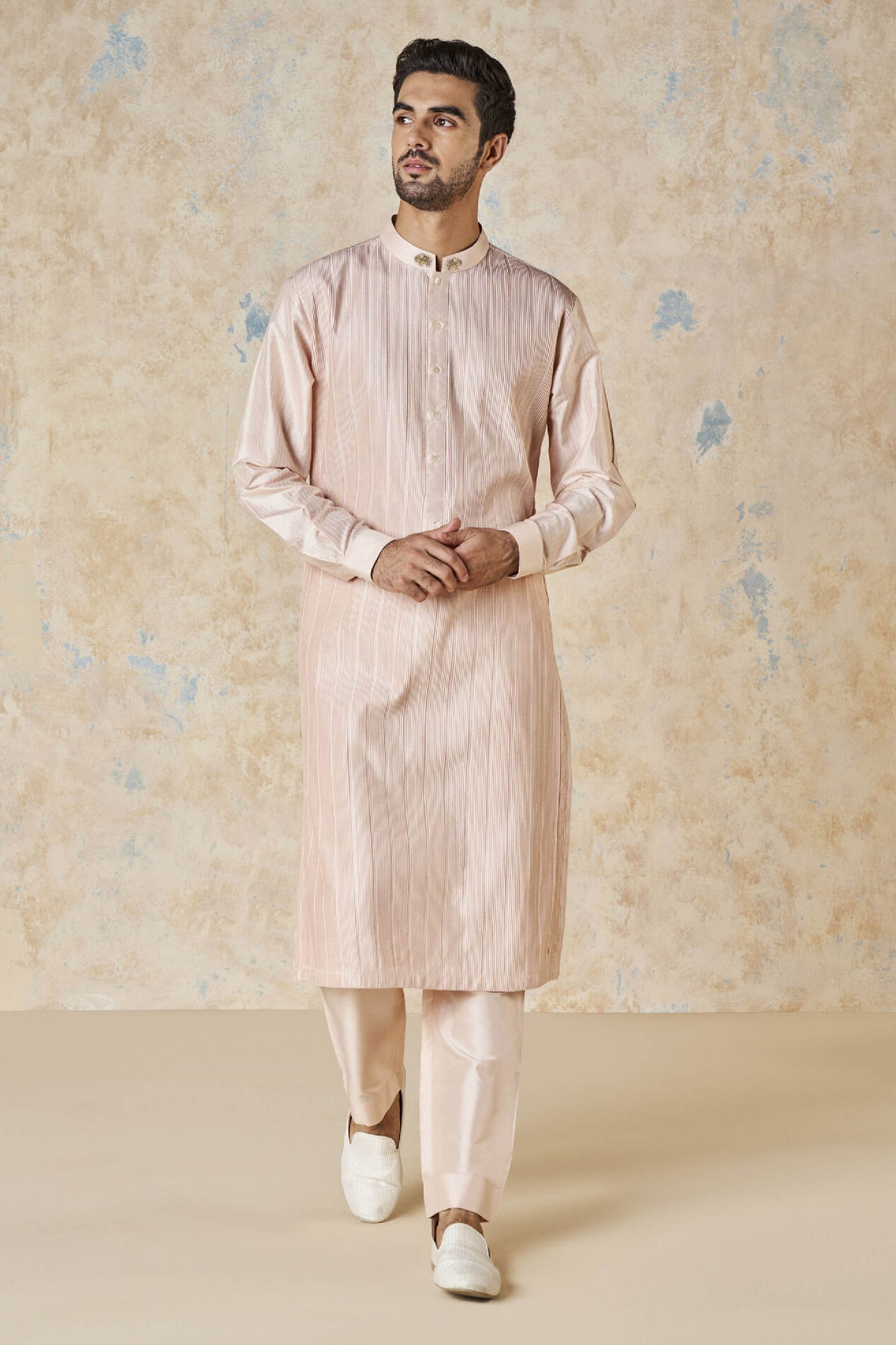 Anita Dongre Sifar Kurta Pink indian designer wear online shopping melange singapore