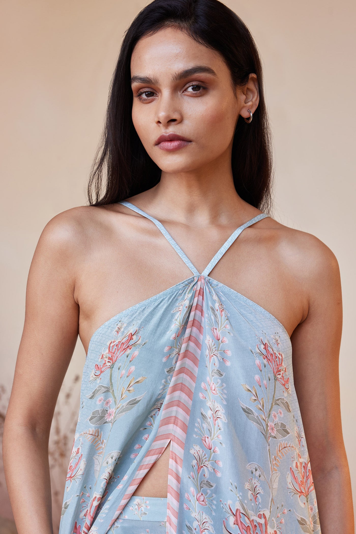 Anita Dongre Sonora Set Blue indian designer wear online shopping melange singapore