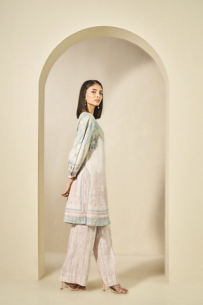 Anita Dongre Souline Embroidered Hemp Coord Blush indian designer wear online shopping melange singapore
