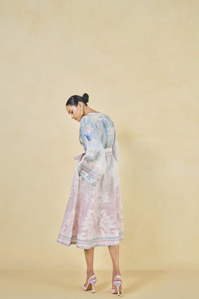 Anita Dongre Souline Hemp Dress Blush indian designer wear online shopping melange singapore