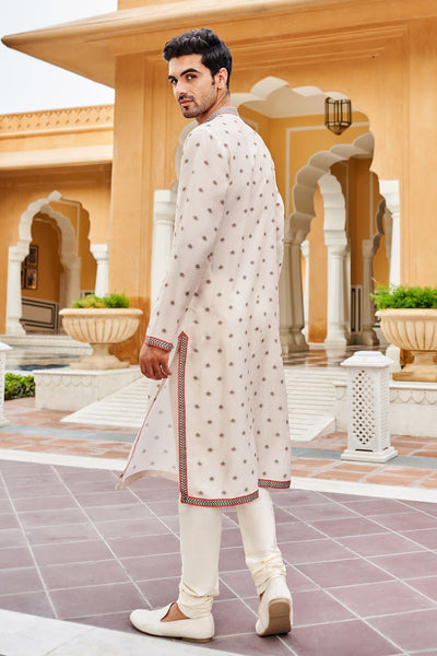 Anita Dongre menswear Stuvan Kurta Ivory indian designer wear online shopping melange singapore