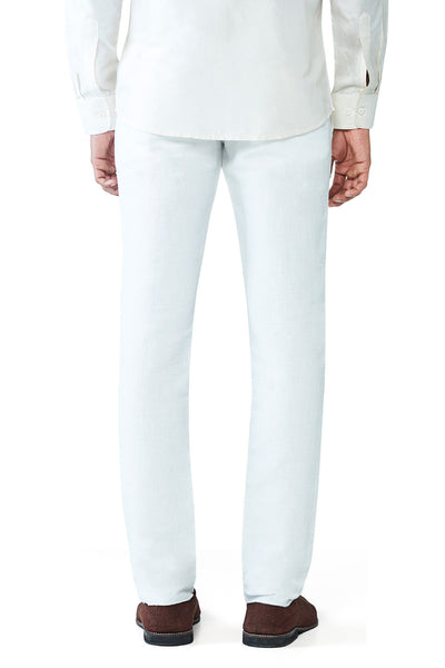 Anita Dongre White Linen Trousers Indian designer wear online shopping melange singapore