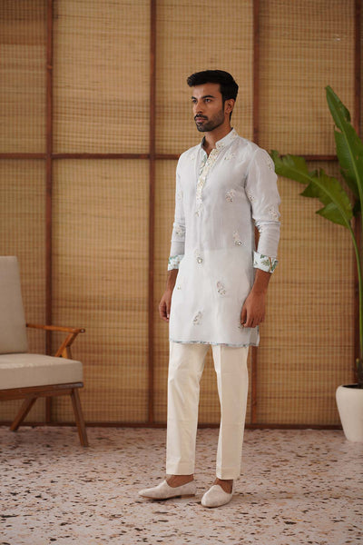 Arjan Dugal Gramophone Dori Kurta Set indian designer wear online shopping melange singapore 