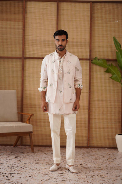 Arjan Dugal Gramophone Nehru Jacket Set indian designer wear online shopping melange singapore 