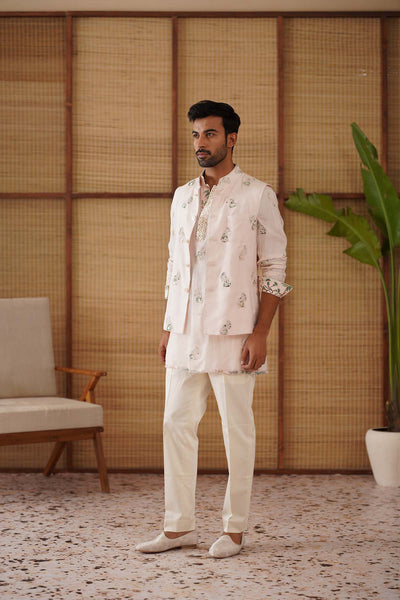 Arjan Dugal Gramophone Nehru Jacket Set indian designer wear online shopping melange singapore 