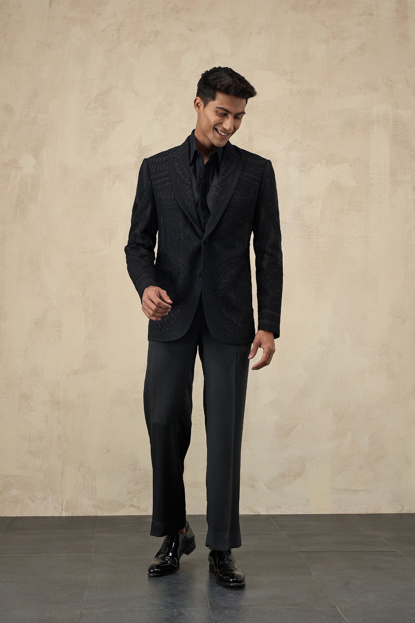 Arjan Dugal Half Moon Dori Blazer Set indian designer wear online shopping melange singapore