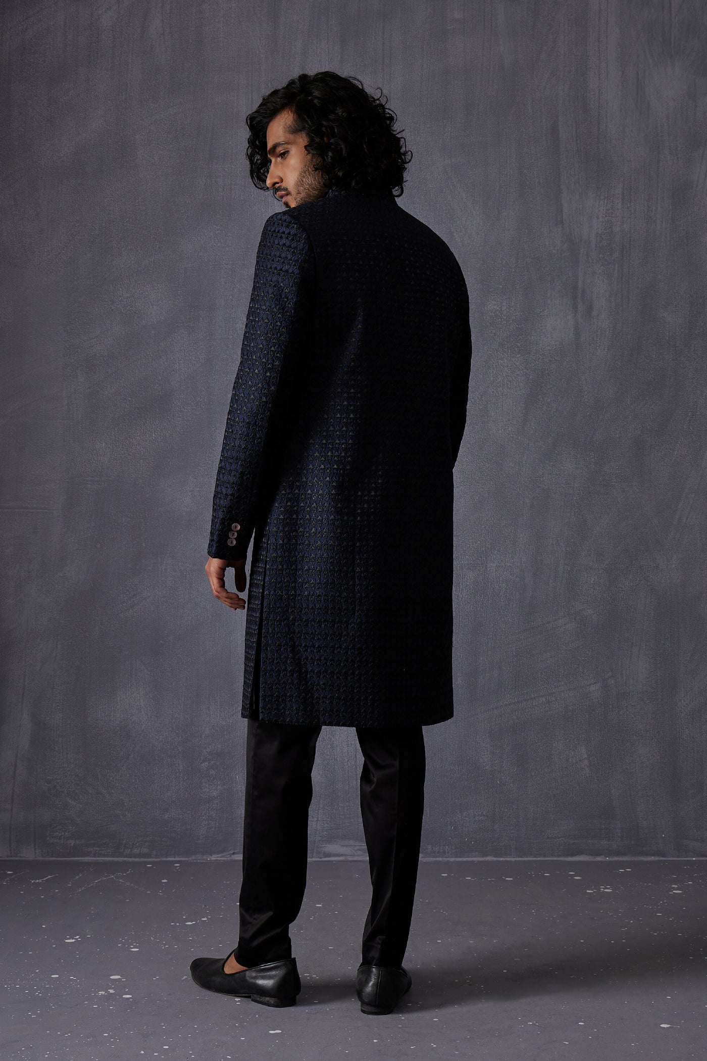 Arjan Dugal Embroidery  Inara 2.0 Achkan Set Indian designer wear online shopping melange singapore