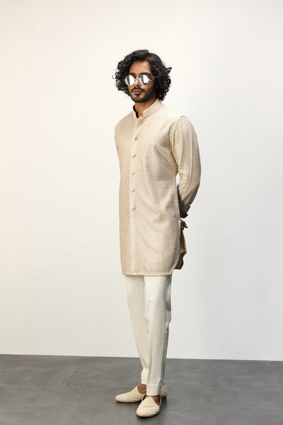 Arjan Dugal Inara FOE SB Kurta Set indian designer wear online shopping melange singapore