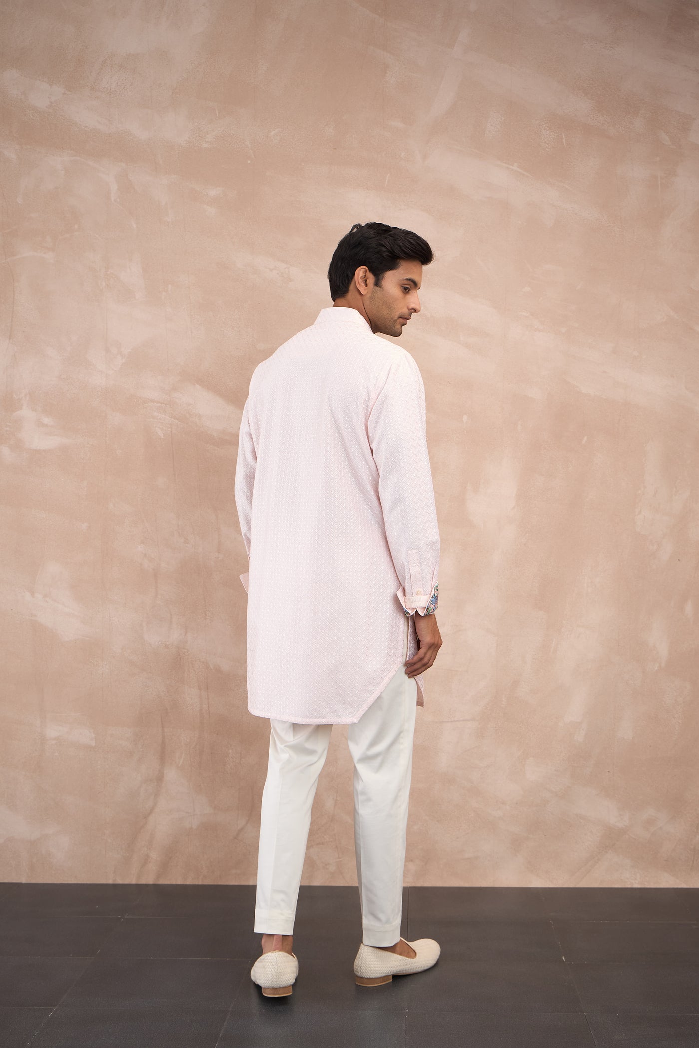 Arjan Dugal Inara Motif Foe Sb Kurta Set indian designer wear online shopping melange singapore
