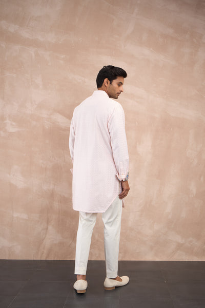 Arjan Dugal Inara Motif Foe Sb Kurta Set indian designer wear online shopping melange singapore
