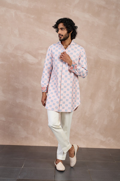 Arjan Dugal Kairos Foe Kurta Set  indian designer wear online shopping melange singapore