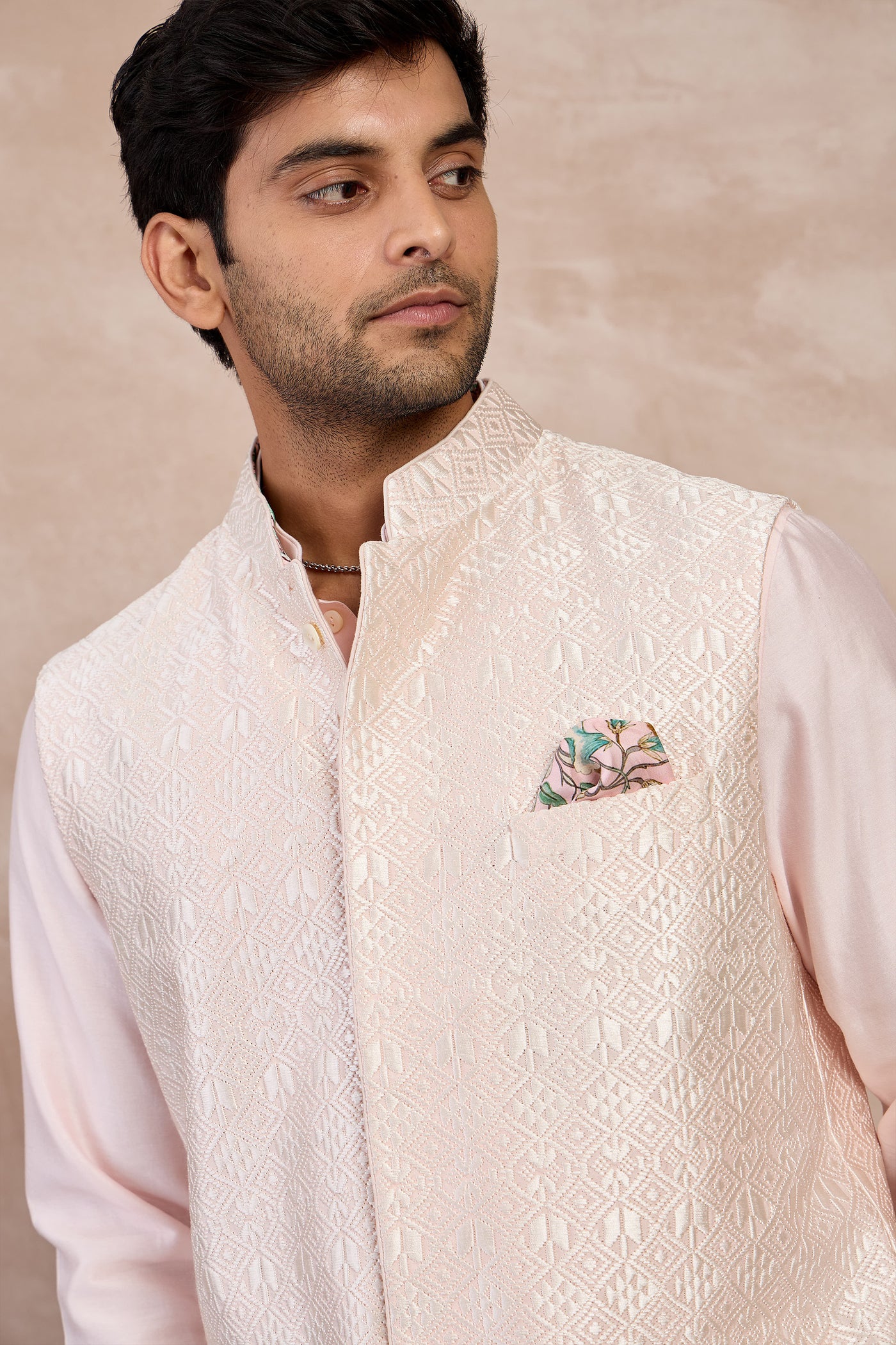 Arjan Dugal Maze Nehru Jacket Set indian designer wear online shopping melange singapore