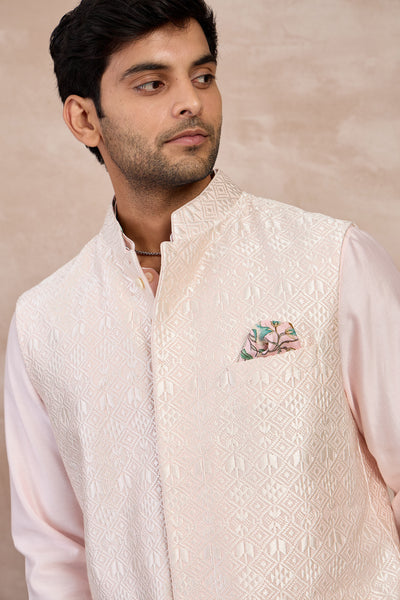 Arjan Dugal Maze Nehru Jacket Set indian designer wear online shopping melange singapore