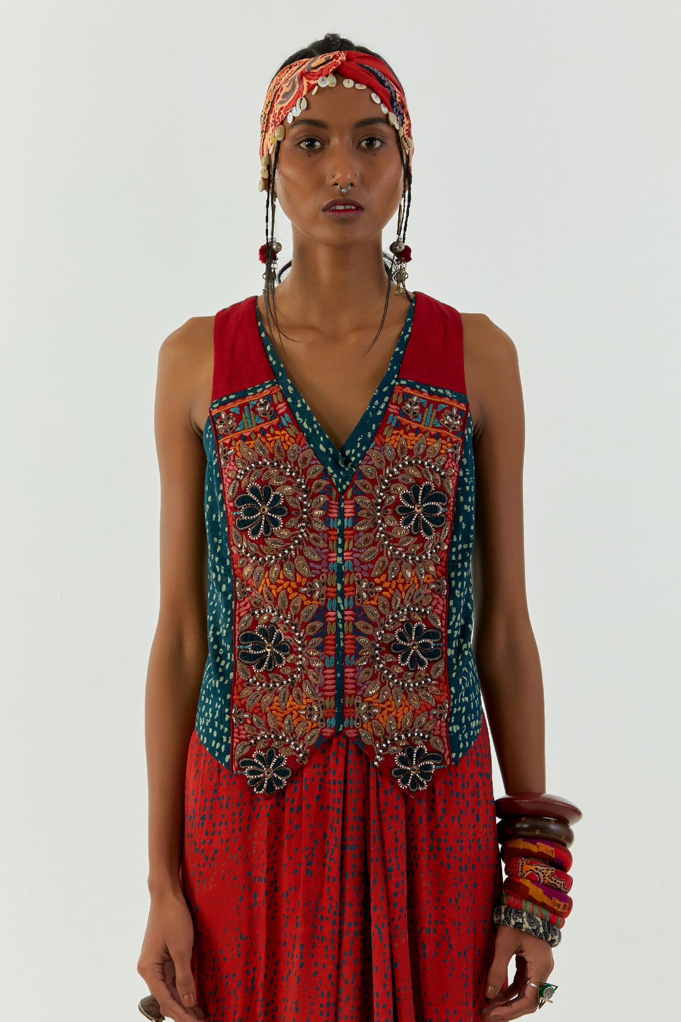 Aseem Kapoor Bhumi Corset Blouse indian designer wear online shopping melange singapore