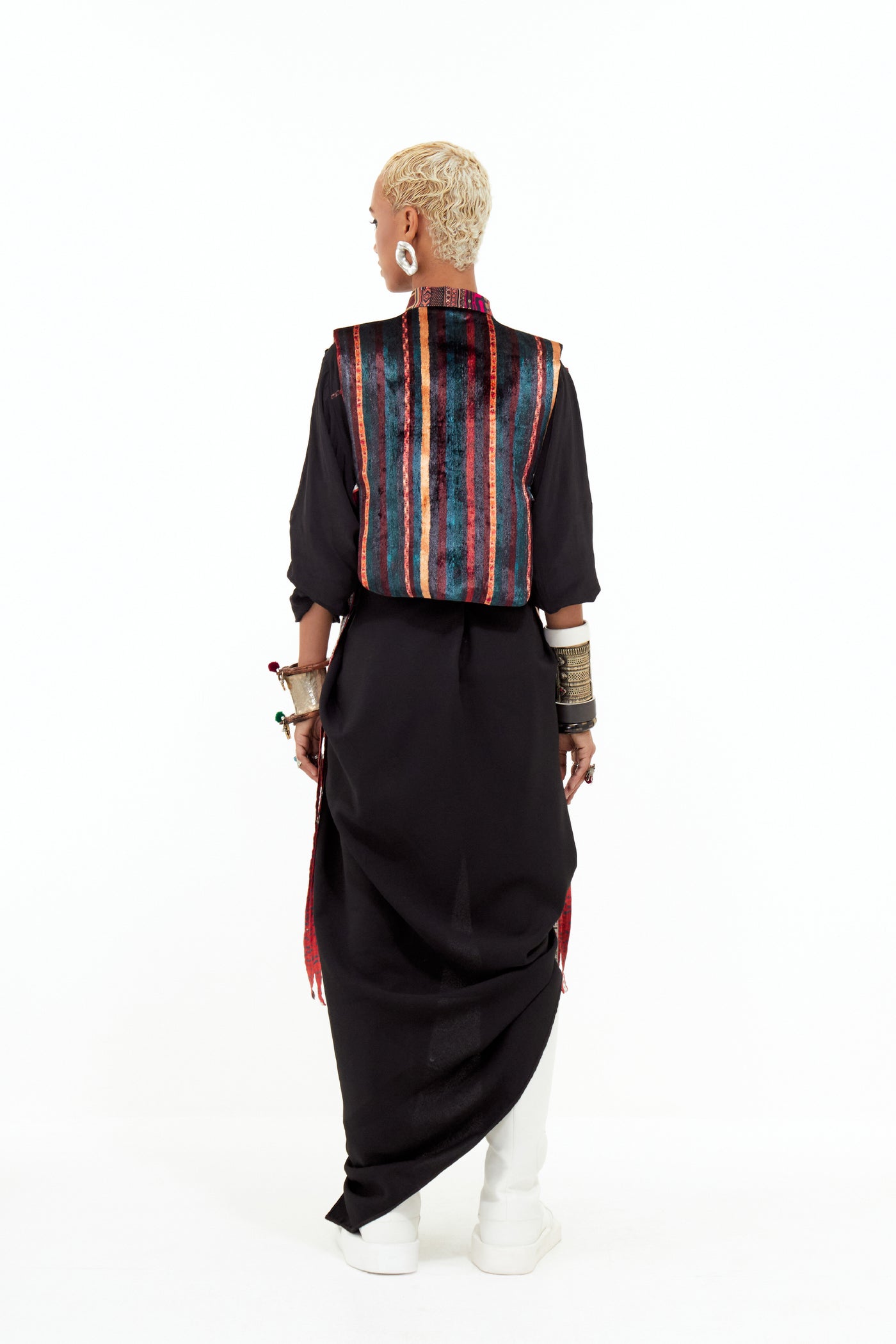 Aseem Kapoor Gilet Set indian designer wear online shopping melange singapore