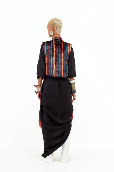 Aseem Kapoor Gilet Set indian designer wear online shopping melange singapore